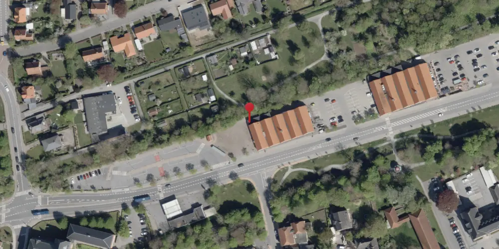 Historisk kort over Tønder Øst Station Historisk kort over Tønder Øst Station