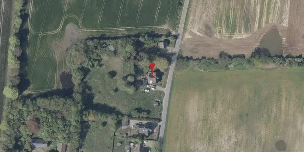 Historisk kort over Ustrup Station