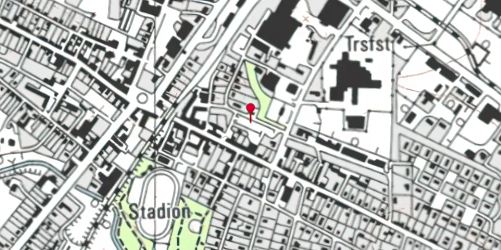 Historisk kort over Vamdrup Østbanegård