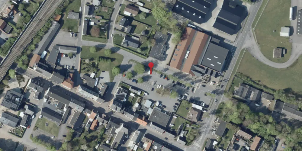 Historisk kort over Vamdrup Østbanegård