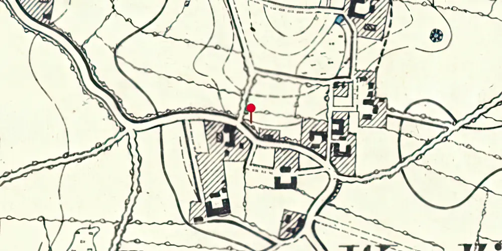 Historisk kort over Vandling Station Historisk kort over Vandling Station