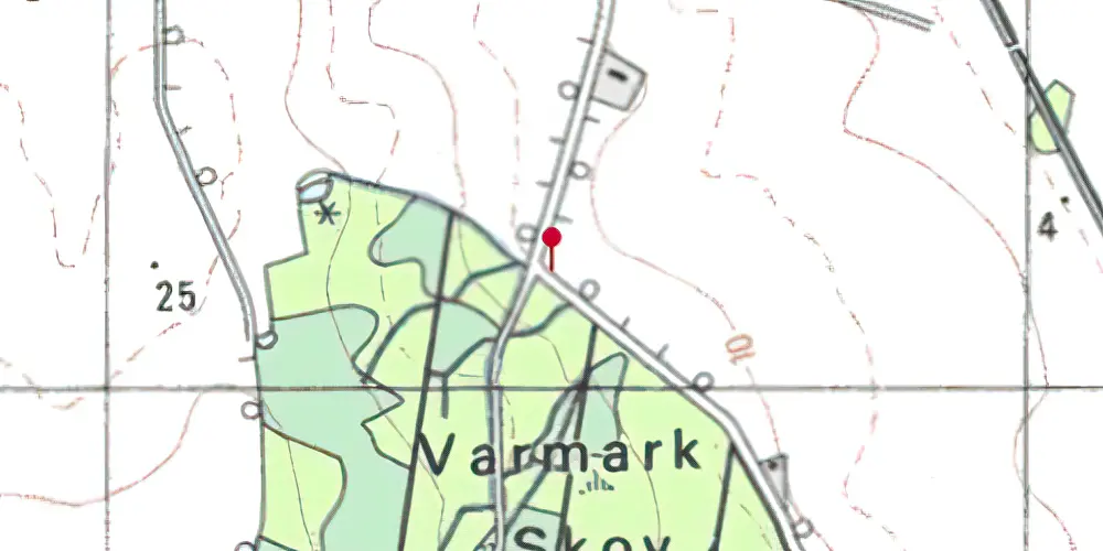 Historisk kort over Varmark Skov Trinbræt (uofficielt) Historisk kort over Varmark Skov Trinbræt (uofficielt)