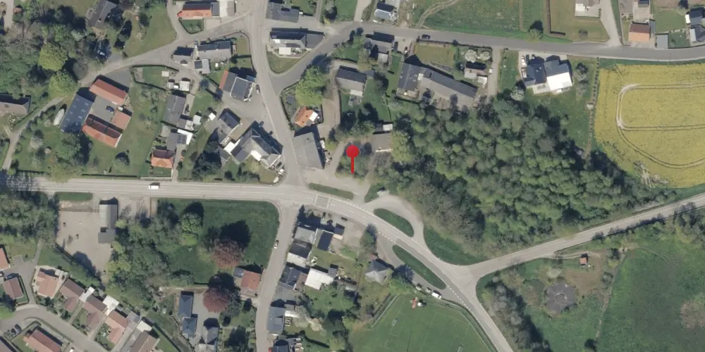 Historisk kort over Varnæs Stationskro