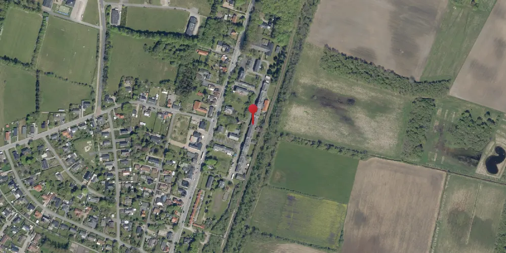 Historisk kort over Vedsted-Hvidding Station [1887-1923]