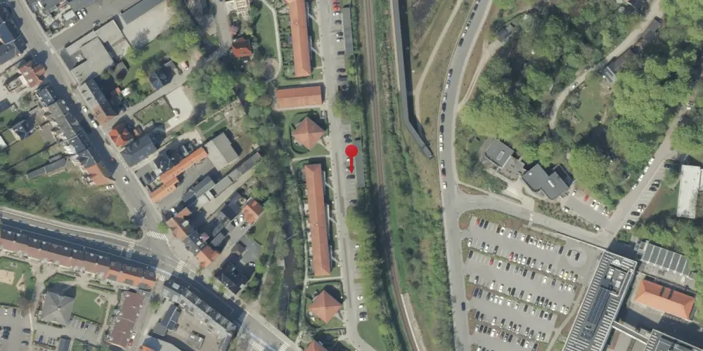 Historisk kort over Vejle Nordbanegård [1894-1960]