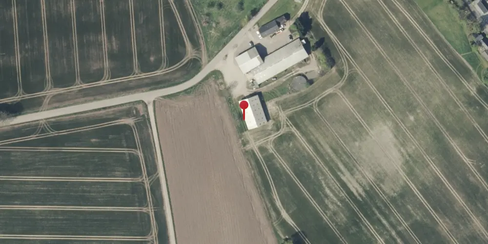 Historisk kort over Vejstruprød Trinbræt med Sidespor