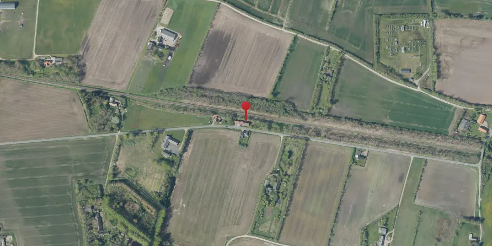 Historisk kort over Velling Station Historisk kort over Velling Station