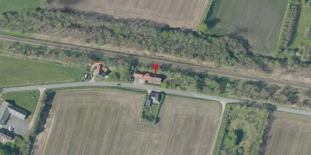 Historisk kort over Velling Station Historisk kort over Velling Station