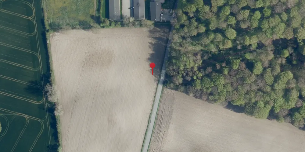 Historisk kort over Vestenbæk Trinbræt