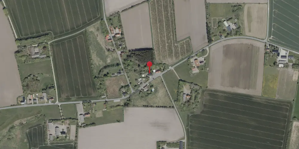 Historisk kort over Vester Lindet Station Historisk kort over Vester Lindet Station