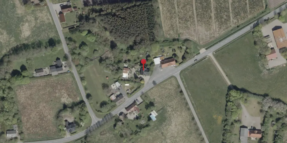 Historisk kort over Vester Lindet Station Historisk kort over Vester Lindet Station