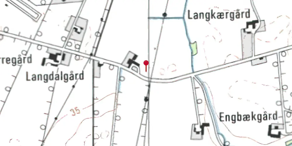 Historisk kort over Vestermark Trinbræt