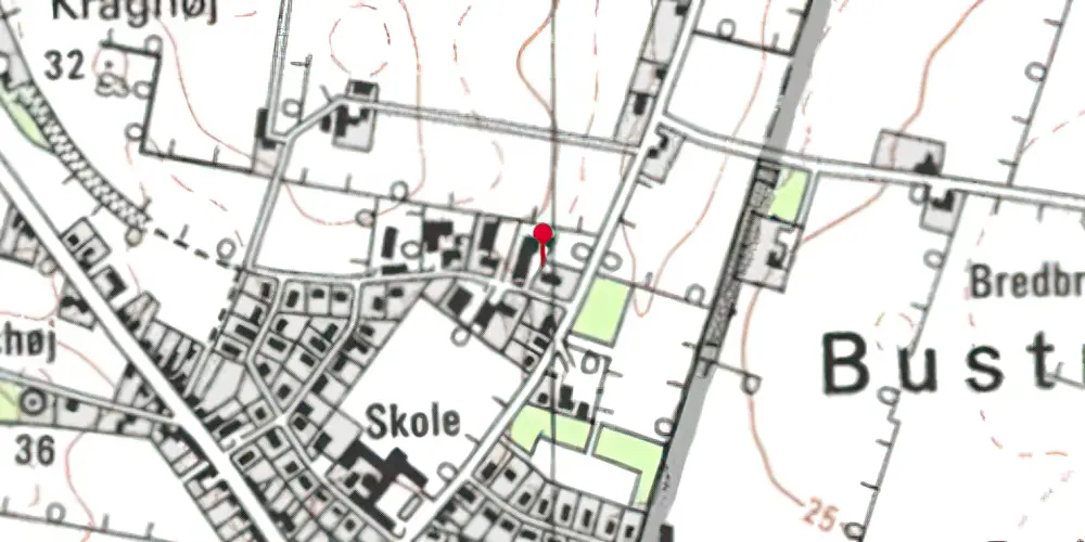 Historisk kort over Viadukten Trinbræt Historisk kort over Viadukten Trinbræt