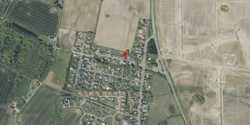 Historisk kort over Viuf Station