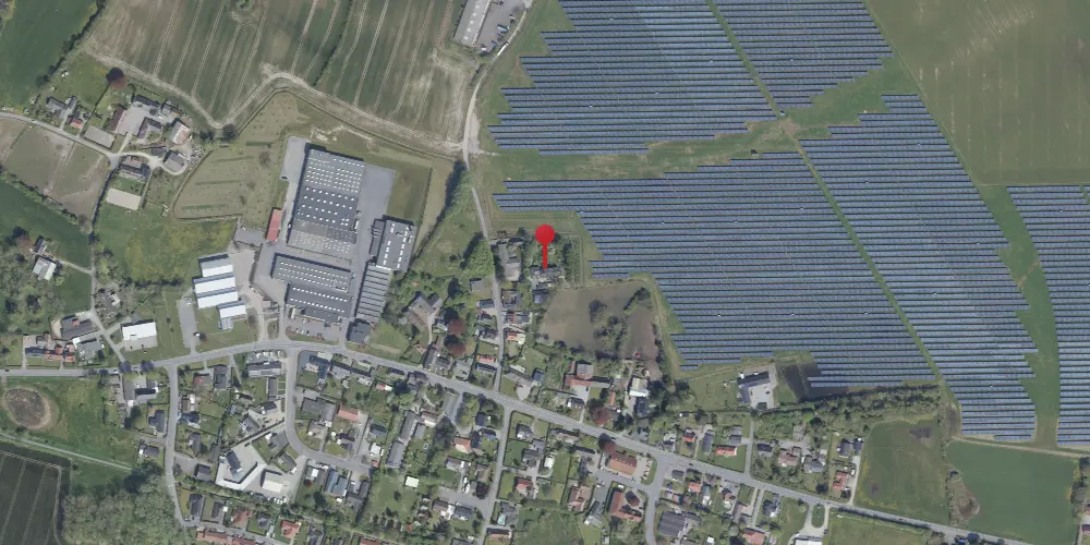 Historisk kort over Vollerup Stationskro [1898-1933]