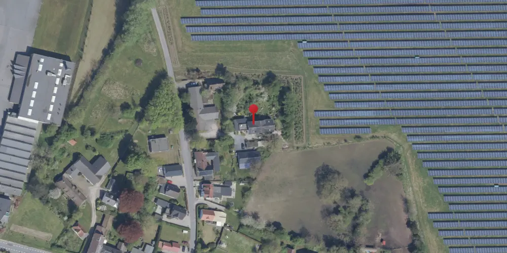 Historisk kort over Vollerup Stationskro [1898-1933]