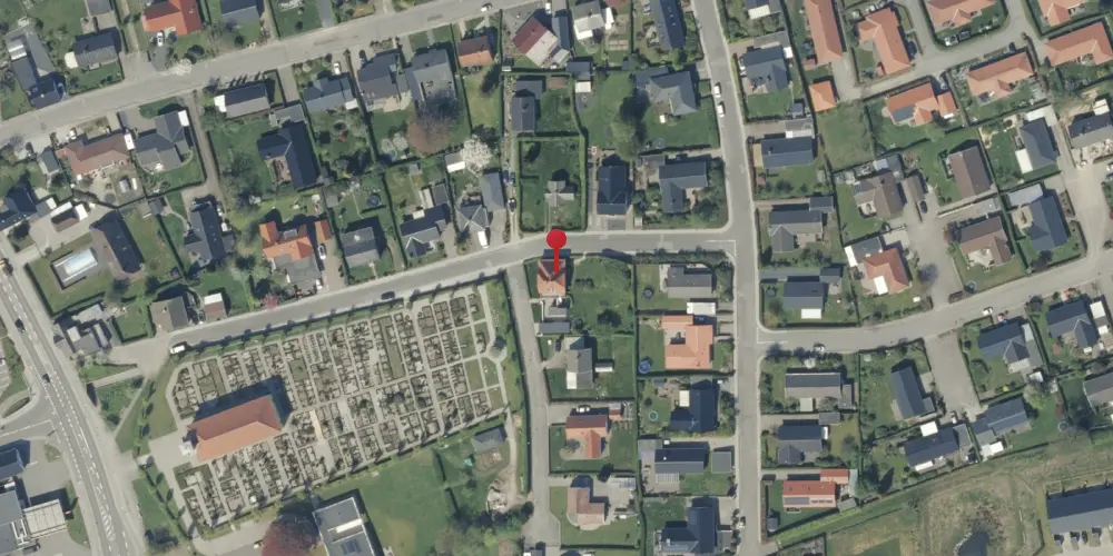 Historisk kort over Vonsild Station