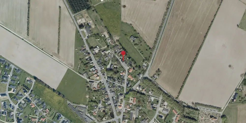 Historisk kort over Vorbasse Station