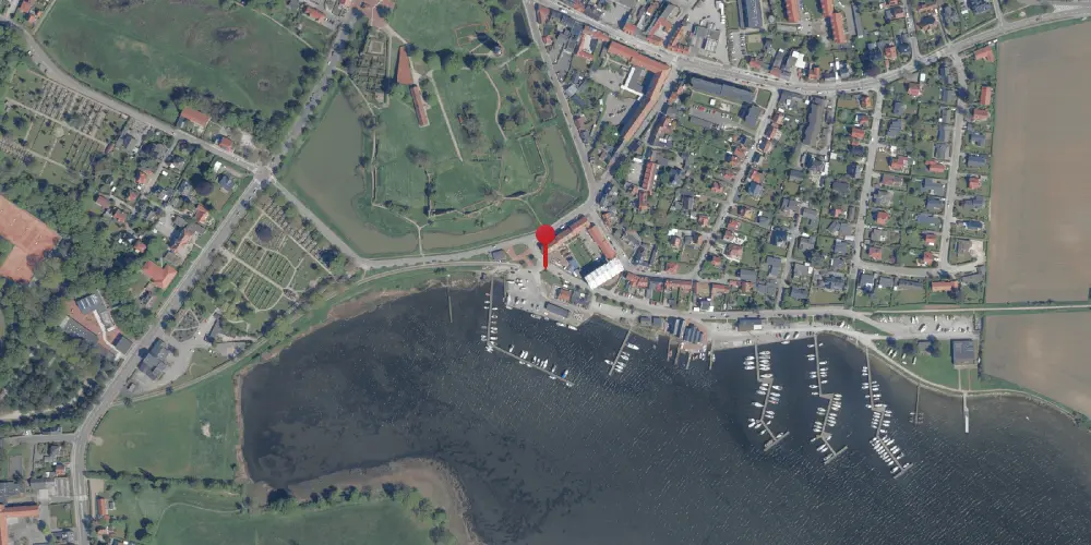 Historisk kort over Vordingborg Slot Station