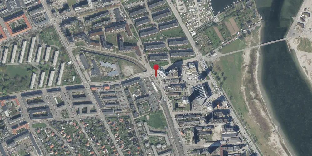 Historisk kort over Øresundsvej Station Historisk kort over Øresundsvej Station