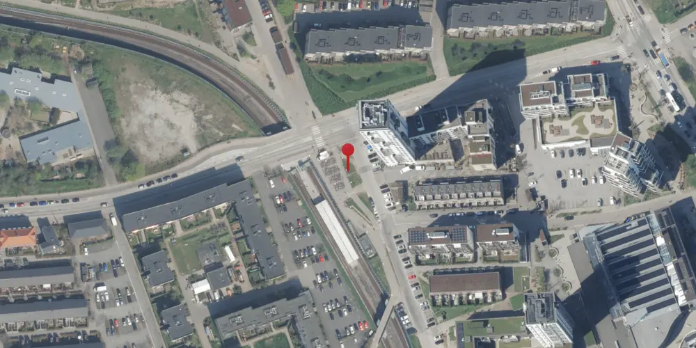 Historisk kort over Øresundsvej Station Historisk kort over Øresundsvej Station