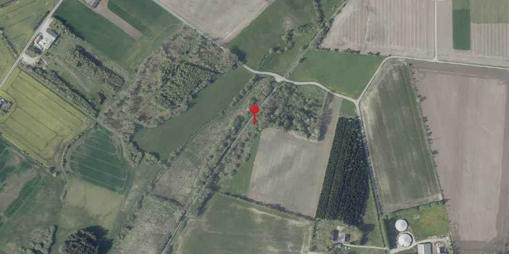 Historisk kort over Ørevadbro Trinbræt