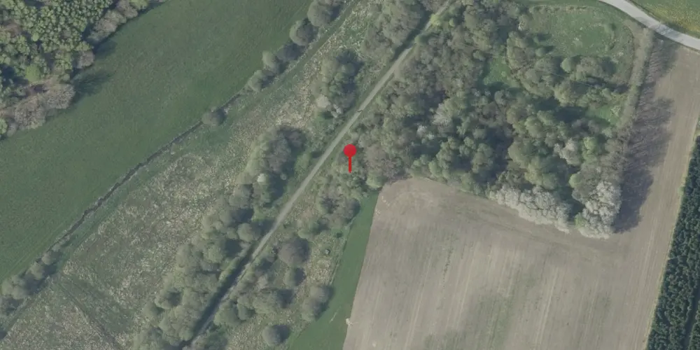 Historisk kort over Ørevadbro Trinbræt