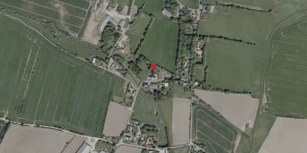 Historisk kort over Sønder Ørsted Station Historisk kort over Sønder Ørsted Station