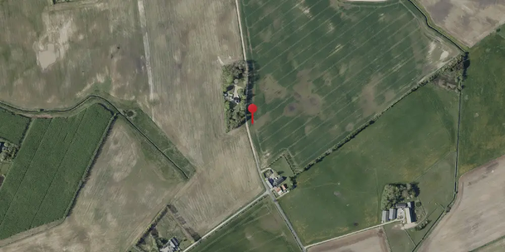 Historisk kort over Øster Gesten Trinbræt