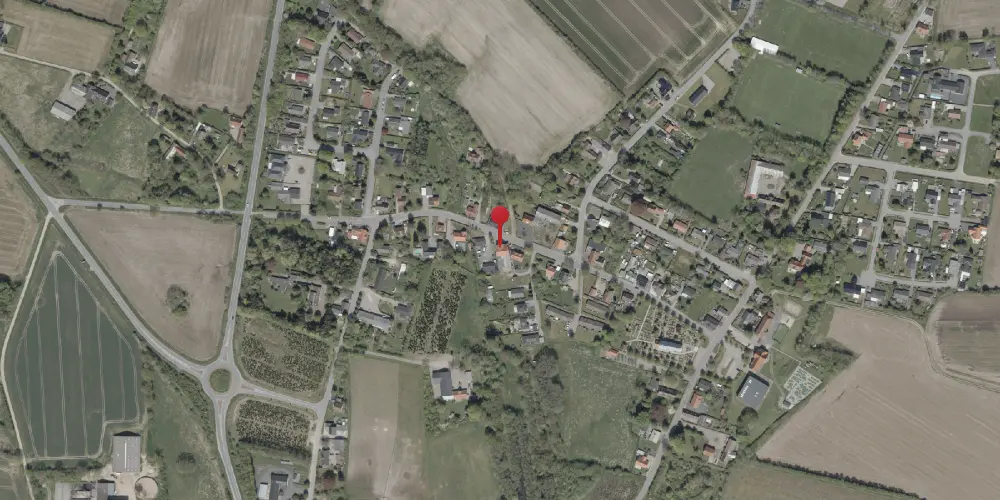 Historisk kort over Øster Lindet Station Historisk kort over Øster Lindet Station