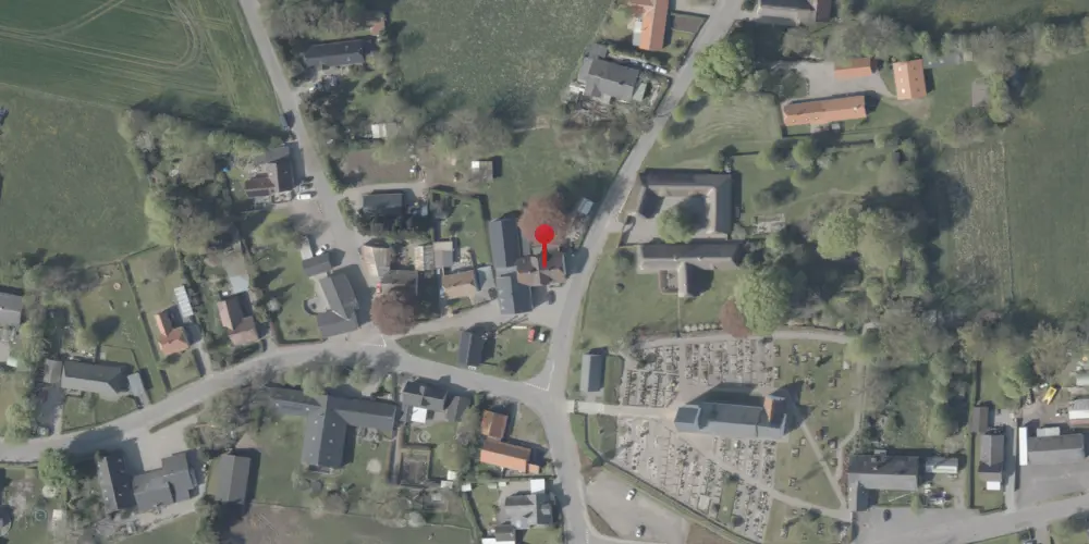 Historisk kort over Øster Løgum Stationskro Historisk kort over Øster Løgum Stationskro