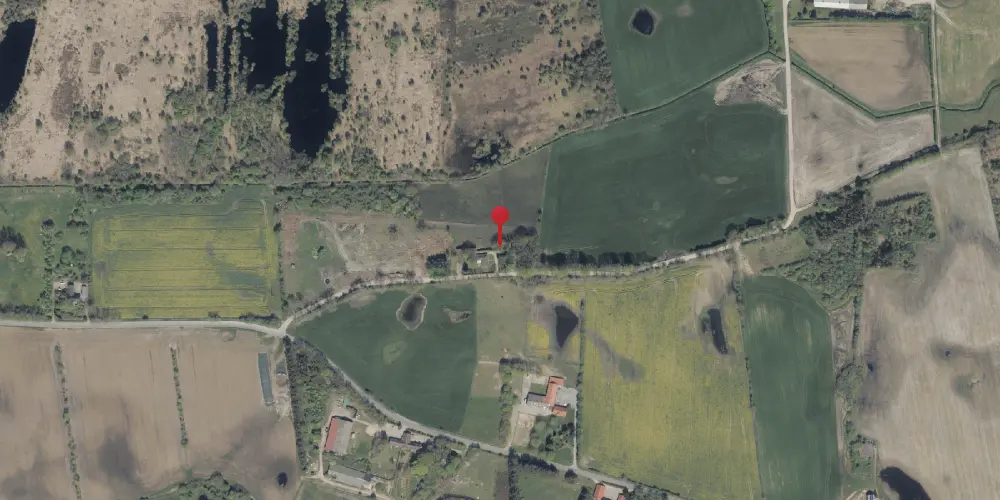 Historisk kort over Østermark Billetsalgssted