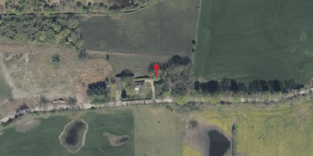 Historisk kort over Østermark Billetsalgssted