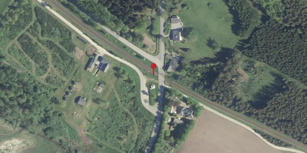 Historisk kort over Åbro Trinbræt Historisk kort over Åbro Trinbræt