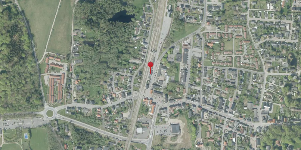 Historisk kort over Skørping Station Historisk kort over Skørping Station