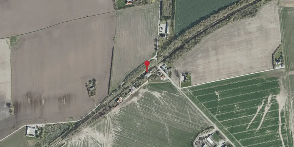 Historisk kort over Ålsø Station [1889-1961]