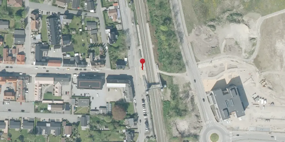 Historisk kort over Støvring Station [1869-1972]