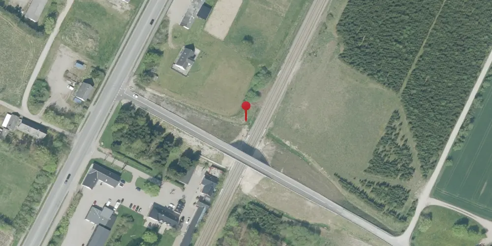 Historisk kort over Annerup Trinbræt