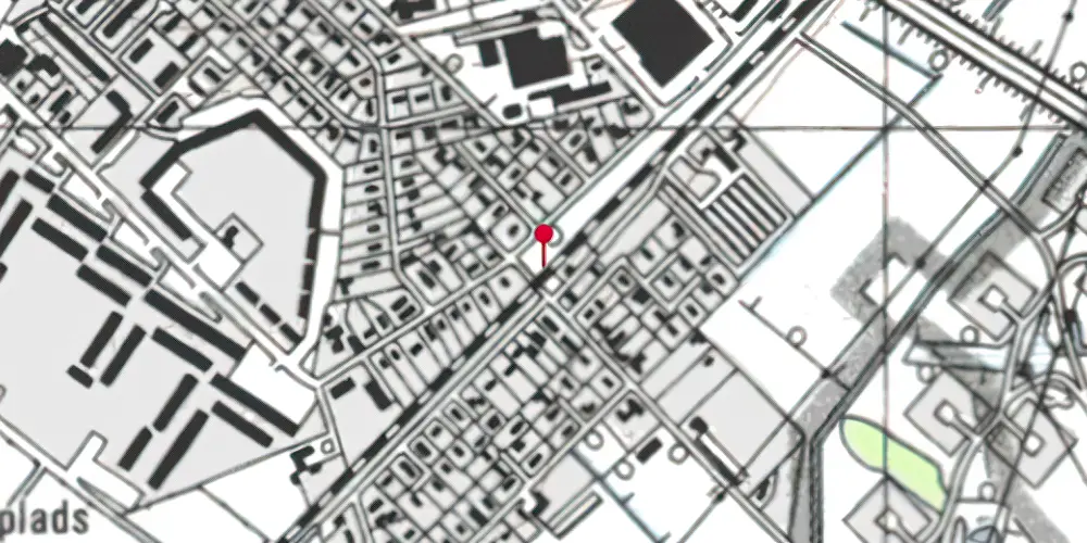 Historisk kort over Skalborg Trinbræt Historisk kort over Skalborg Trinbræt