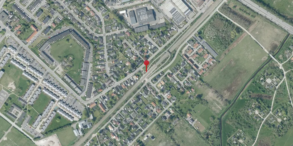 Historisk kort over Skalborg Trinbræt Historisk kort over Skalborg Trinbræt