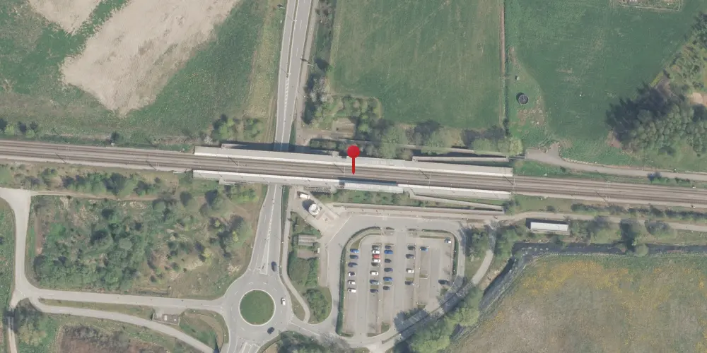 Historisk kort over Kildedal S-togstrinbræt