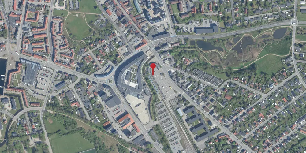 Historisk kort over Frederikssund S-togstrinbræt