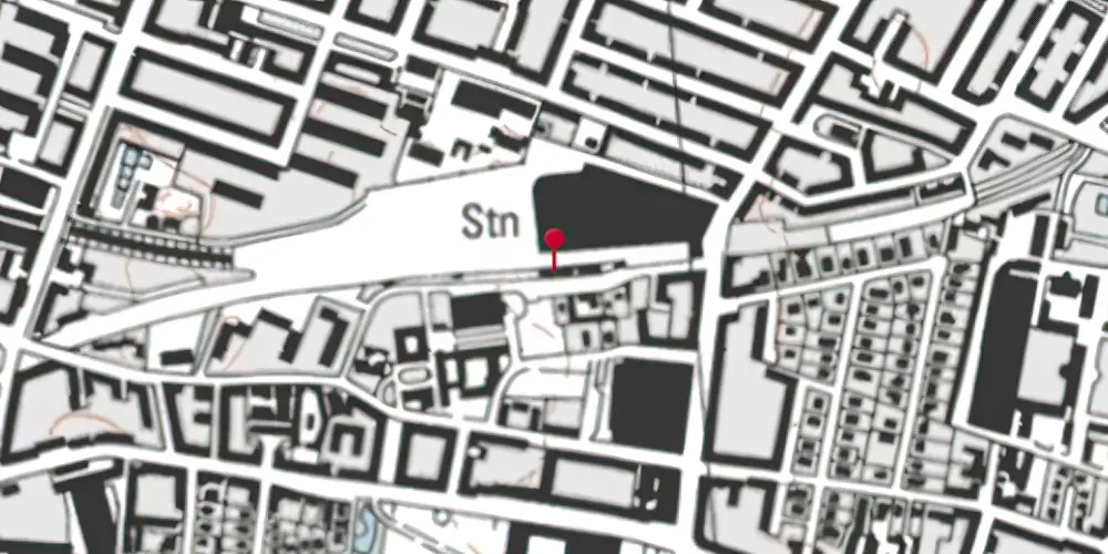 Historisk kort over Frederiksberg Station Historisk kort over Frederiksberg Station