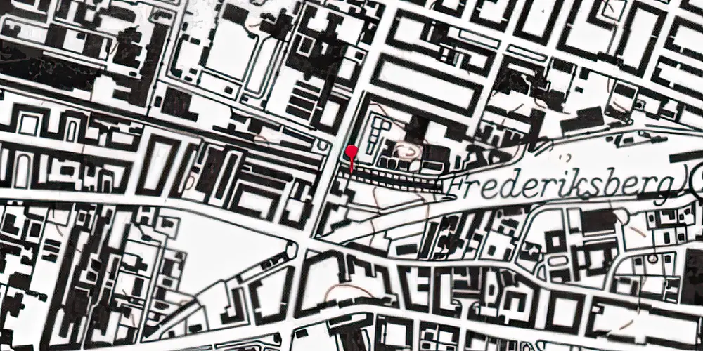 Historisk kort over Solbjerg Station