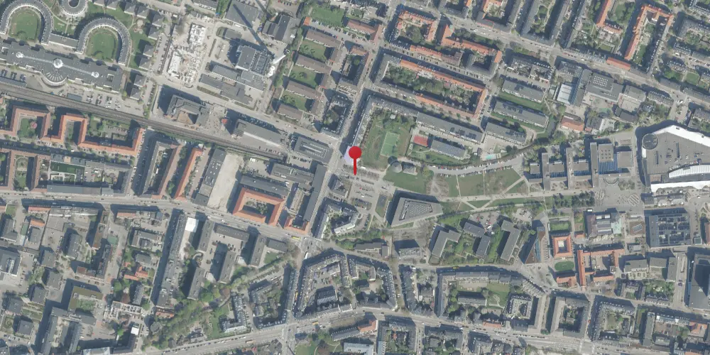 Historisk kort over Solbjerg Station