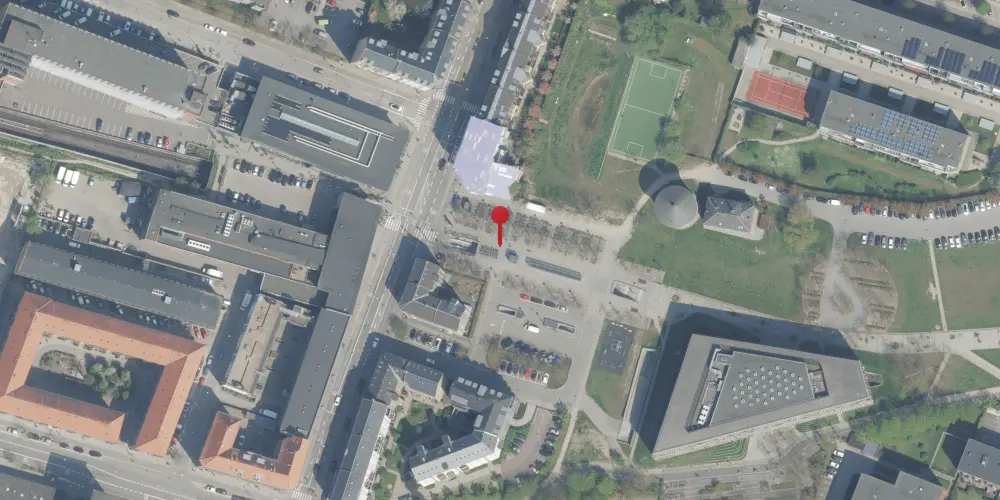 Historisk kort over Solbjerg Station