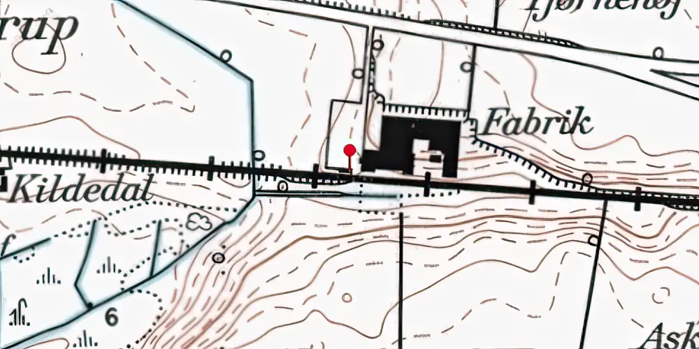 Historisk kort over Lyfa Trinbræt