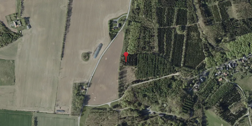 Historisk kort over Skærhølgård Holdeplads