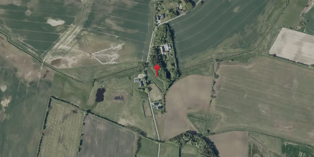 Historisk kort over Gåskær Trinbræt Historisk kort over Gåskær Trinbræt