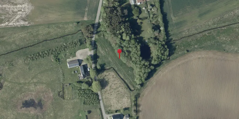 Historisk kort over Gåskær Trinbræt Historisk kort over Gåskær Trinbræt